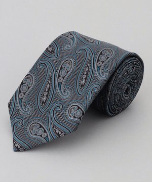  【日本製】西陣ネクタイ_ペイズリー柄