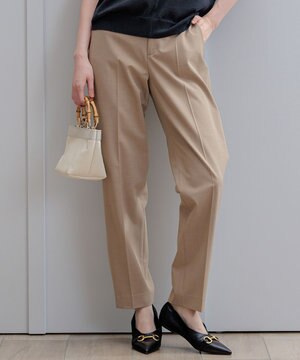  【洗える】ドライ2WAYストレッチ テーパードパンツ