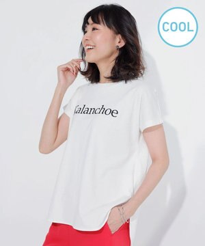 【接触冷感】汗染み撥水ロゴTシャツ