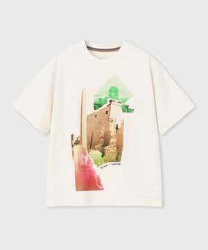  Photographic Collage プリントTシャツ