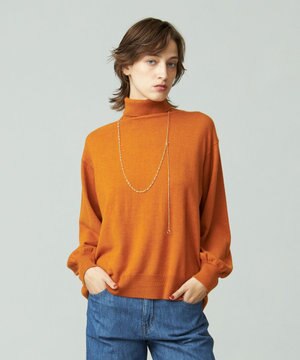  【WOMEN】ANTI PILLING WOOL ロールネックニット