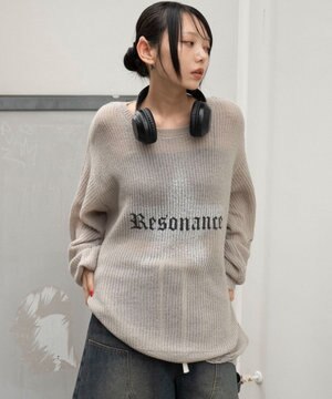  モヘアタッチスターBIGニット