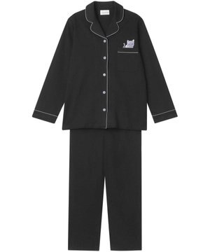  【綿100％】 魔女の猫パジャマ