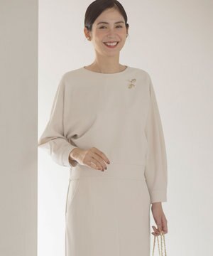 【KUMIKYOKU NAVY】コンフォータブルアムンゼン ドルマンブラウス