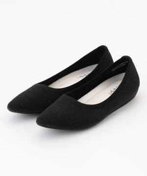 【洗える/撥水】グリッター ポインテッド パンプス