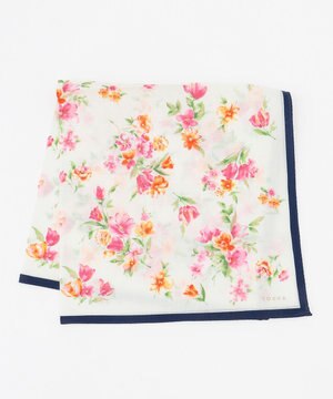  【HANDKERCHIEF COLLECTION】WATER COLOR HARMONY PRINT ハンカチ