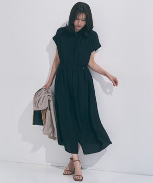  【WEB限定カラー】ヴィンテージシアー ギャザーワンピース