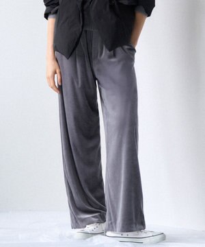  【GOLD LABEL】プレミアムベロア ドロスト ワイドパンツ