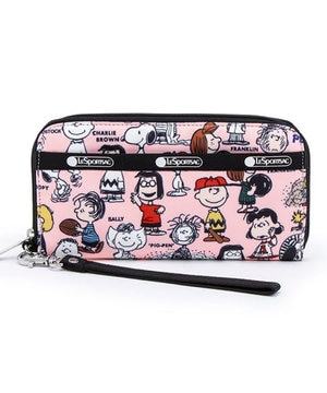 TECH WALLET WRISTLET/ピーナッツギャングピンク