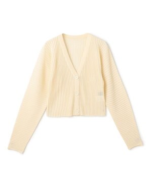  シアーストライプニット ドルマンカーディガン