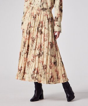  Painterly Buds プリーツスカート