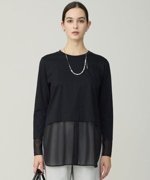  サテンラッセルコンビ カットソー