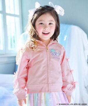  【any FAM× リトルツインスターズ 】キキ＆ララ 刺繍パーカー