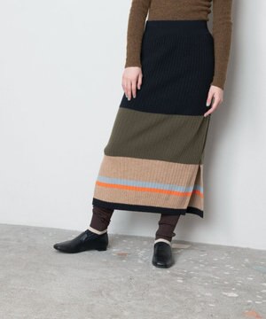  PLAIN RIB MULTI SKIRT／無地リブMULTI SKIRT