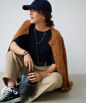  ツイードニット ジャケット