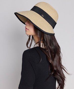  【サイズ調整可】HALF BRIM RIBBON HAT ブレードハット