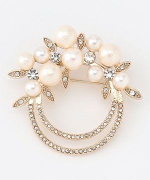 リースブーケ ブローチ