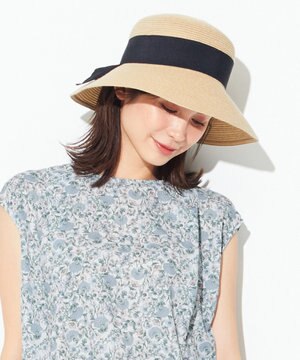 【洗える】リボンブレードひよけ ハット