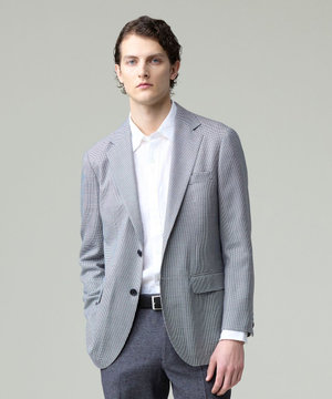  【WEB・一部店舗限定】ファインハウンドトゥース ジャケット