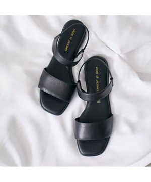 <MODE ET JACOMO>シンプルフラットストラップサンダル