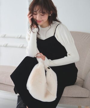  フェイクファーミニ バッグ