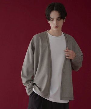  【2点SET】フェイクスウェードアンサンブルカーディガン