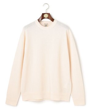  【KING SIZE】ギマコットンカノコクルーネック ニット