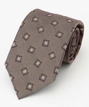  スパンシルクスクエア小紋 ネクタイ