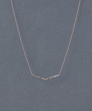  〈金属アレルギー対応〉バランスラインネックレス