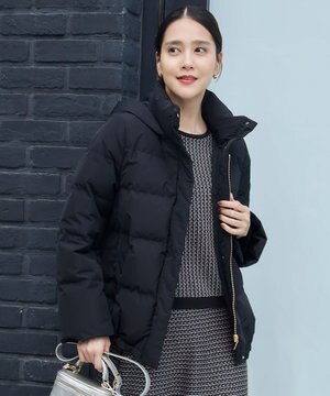  【洗える】マイクロタッサーダウン コート