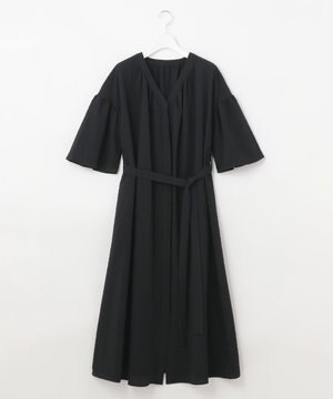 【優木まおみさんコラボ】Vネックガウンワンピース