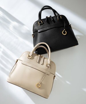 【ショルダーベルト付き】ボストンハンドバッグ