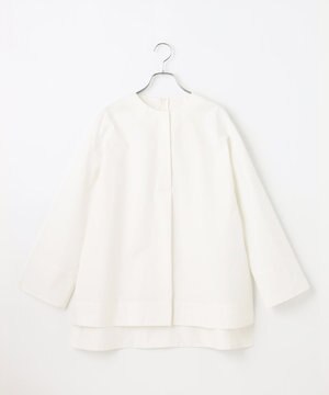  【セレモニーにも】下から着られちゃう！シュシュ付き2WAYカフスシャツ