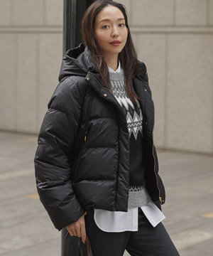 【滝沢眞規子さん着用/VERY掲載】シレータフタ コンパクト ダウンコート