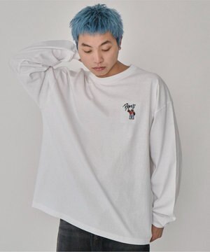  【ユニセックス着用ITEM】別注BENDAVISワンポイントT（LS）