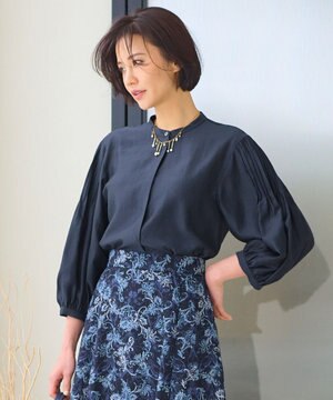  【洗える】エアーフロストタンブラー ブラウス