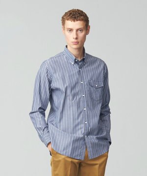  ドビーマルチストライプ シャツ