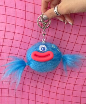  キャンディモンスターぬいぐるみキーホルダー