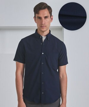 とにかく涼しい/酷暑対応【シワになりにくい/吸水速乾】クールマックスサッカーシャツ