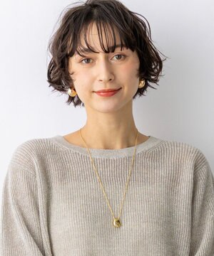  【先行予約】メタルトップ ドロップ ネックレス