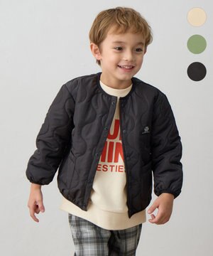  【洗濯機可能】中綿キルティング ジャケット