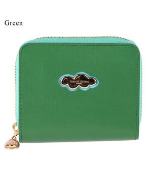  くもマーク 財布 2つ折り ラウンドファスナー小銭入れ