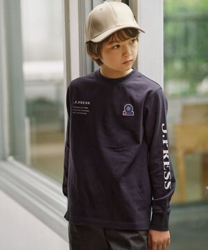  【140-170cm】カジュアルロゴ カットソー