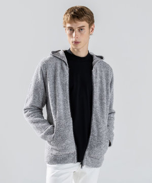 【新素材】ジェントルフィットボア ジップアップフーディー