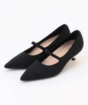 【洗える/撥水】パールヒール パンプス