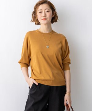  【先行予約】キュプラコットン プルオーバー ニット