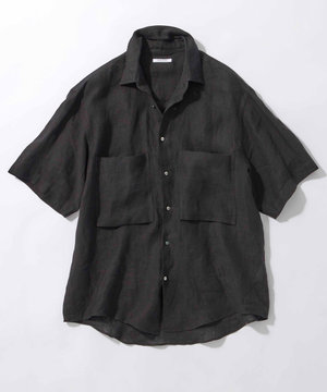 【ユニセックス】LIBECO 半袖 シャツ