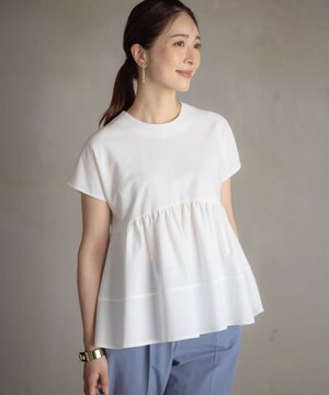 ツイルジャージーティアード カットソー