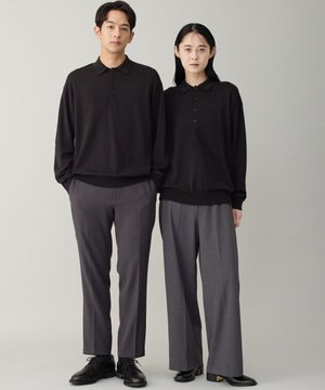  【男女兼用】ソフトサーモ アンチピリングニット ポロ