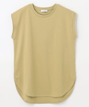  【接触冷感/UVケア】ビューティベーシックノースリーブテールTシャツ